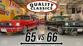 65 vs 66 Mustang GT