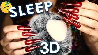 3D ASMR 😴 12 Hours Head Massage & Brushing for DEEP SLEEP (No Talking)