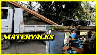 MGA MATERYALES SA UNANG PA BAHAY PROJECT NI DADDY FRANKIE VLOGS