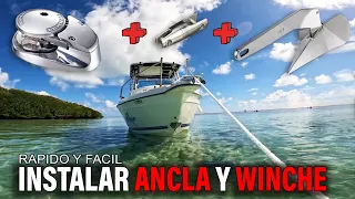 ⚓ Como colocar winche y ancla de barco eléctrica ⚓🚤