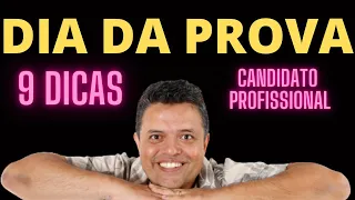 9 DICAS ESSENCIAIS  PARA DIA DA PROVA AJUDANDO O CANDIDATO PROFISSIONAL - PROFESSOR TUDÃO - SOSCURSO