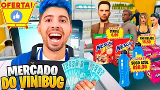 ABRI MEU SUPERMERCADO PELA PRIMEIRA VEZ E FICOU INCRÍVEL! TEM ATÉ FUNCIONÁRIO(SUPERMARKET SIMULATOR)