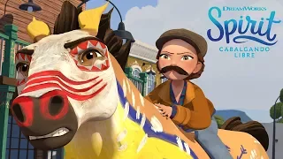 El extraño de bigotes | SPIRIT CABALGANDO LIBRE