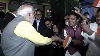 PM Modi receives warm welcome by Indian community in Japan