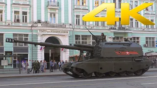 4K | Всех военный автомобиль России Московского парада Победы 2018