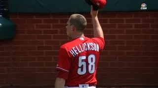 ATL@PHI: Hellickson tosses six frames of one-run ball