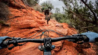 Riding The Infamous “Highline” In Sedona With Hardtail Party 🎉 & Dusty Betty!