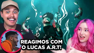 REAGIMOS com o LUCAS A.R.T do 7 MINUTOZ à "Uchiha" Sim Sou Artista