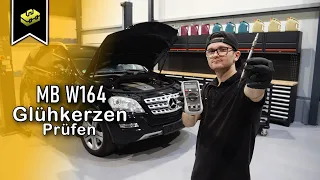 Mercedes Benz ML W164 Glühkerzen Prüfen | Mercedes Benz ML W164 Glow Plugs Check | VitjaWolf |