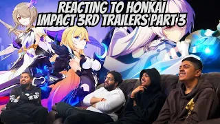 GENSHIN IMPACT COLLAB!?! | Reacting to Honkai Impact 3rd Trailers Part 3 | TMC