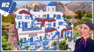 Escape: SANTORINI, GREECE | The Sims 4 Speed Build | CC + Links!