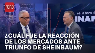 ¿Debe preocupar reacción de los mercados ante triunfo de Claudia Sheinbaum? - Es la Hora de Opinar