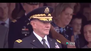 General Martin Dempsey sings 'Parting Glass' at his retirement ceremony | General TV