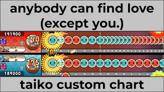 anybody can find love (except you.) - hkmori (Taiko Custom Chart)