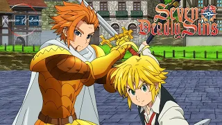 Meliodas & Arthur VS Hendrickson & Gil FULL FIGHT SCENE | Seven Deadly Sins | Nanatsu no Taizai