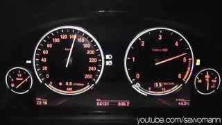 2014 BMW X5 xDrive25d 218 HP 0-100 km/h & 0-100 mph Acceleration GPS