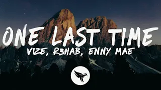 VIZE & R3HAB - One Last Time (Lyrics) feat. Enny-Mae