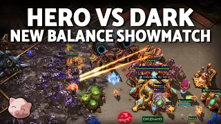 HERO vs DARK: Testing the NEW Patch and Maps (Bo7 PvZ) - StarCraft 2