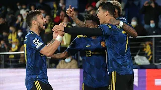 Villarreal 0-2  Manchester United  Champions League  as Ronaldo and Sancho seal win