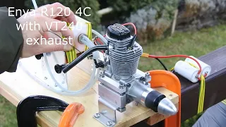 Enya 4 stroke RC engines collection idling compilation Part 2