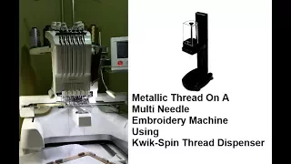 Metallic Thread  Setup - Multi Needle Embroidery Machine