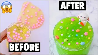 EXTREME UNBELIEVABLE SLIME MAKEOVERS *fixing my old slimes*