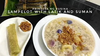 Sampelot with Latik and Suman