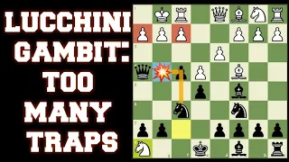 LUCCHINI GAMBIT: Epic Gambit of a Rook | Chess Opening Traps and Tricks