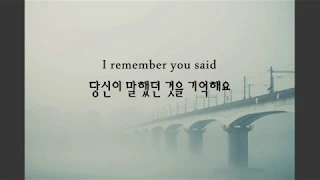 아델 Someone Like You-Adele (한글자막/가사/해석/번역/Lyrics) *의역