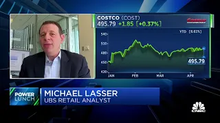 Costco's membership fees may go up in the coming months, says UBS's Michael Lasser