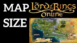 HOW BIG IS THE MAP in The Lord of the Rings Online? Walk Across the Map