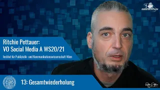 Social Media Einführungs-Vorlesung 13: Gesamtwiederholung