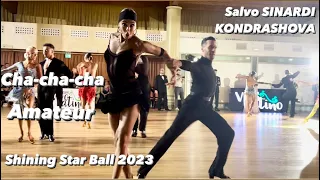 Salvo Sinardi - Sasha Kondrashova | Cha-cha-cha | Shining Star Ball 2023 | Italy | Amateur Latin