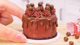 Delicious Miniature Chocolate Ball Mousse Cake Decorating - Easy Chocolate Mousse Cake | Mini Bakery