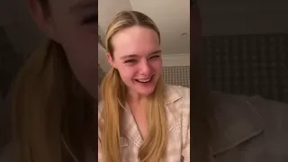 Elle Fanning Reveals  Secret Tiktok