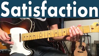 How To Play I Can't Get No Satisfaction On Guitar | Rolling Stones Guitar Lesson + Tutorial