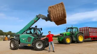 Driving The New German Built KRAMER Kt447 TeleHandler!