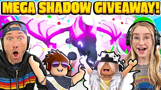 MEGA SHADOW DRAGON Giveaway! 1 Million Subscribers EVENT! Roblox Adopt Me Live!