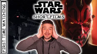 Star Wars - Short Films (Battle of the Dreadnaughts and The Dark Times) REACTION!