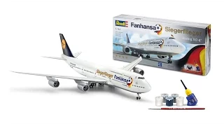 Boeing 747-8 Fanhansa, Revell, Сборка модели самолета, часть 14