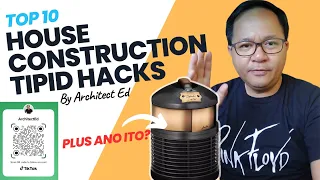 10 TIPID HACKS! Sa House Construction Project Mo