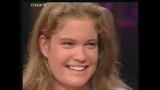 Sarah Biasini bei Gottschalk late night  29.09.1993