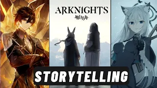 The Stories in Arknights, Blue Archive and Genshin Impact