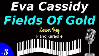 Eva Cassidy - Fields Of Gold (Piano Karaoke) Lower Key