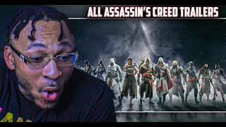 All Assassin's Creed Cinematic ￼Trailers (Reaction)