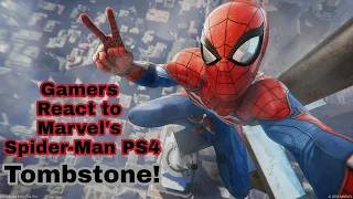 Gamers React to Marvel's Spider-Man PS4 Tombstone!