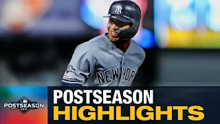 Gleyber Torres' 2019 MLB Postseason Highlights (Yankees' young star bats .324 with 3 HRs, 10 RBIs)