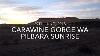 Carawine Gorge sunrise, Pilbara region of Western Australia