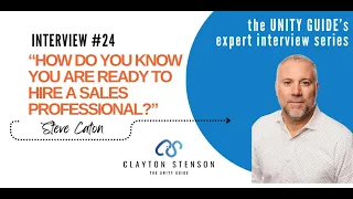 Episode 24 - How do you know you are ready to hire a sales professional?  by The Unity Guide