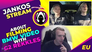 Jankos About Filming BMW Video With G2 REKKLES After KICKING Him 👀